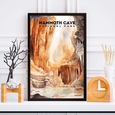 Mammoth Cave National Park Poster, Travel Art, Office Poster, Home Decor | S8 - image5